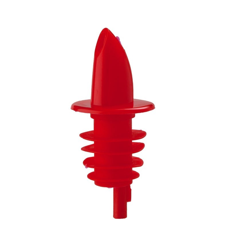 Tapón Vertedor de Plástico ROJO - Plastic Pourer