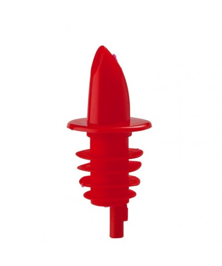 Tapón Vertedor de Plástico ROJO - Plastic Pourer