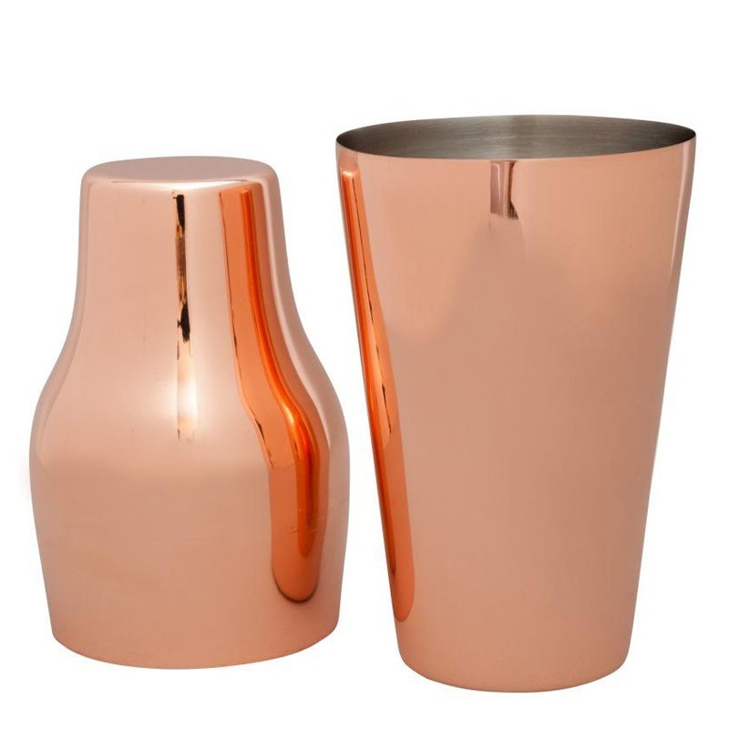 VINTAGE French Shaker COPPER plated [MEZCLAR] 700 ml