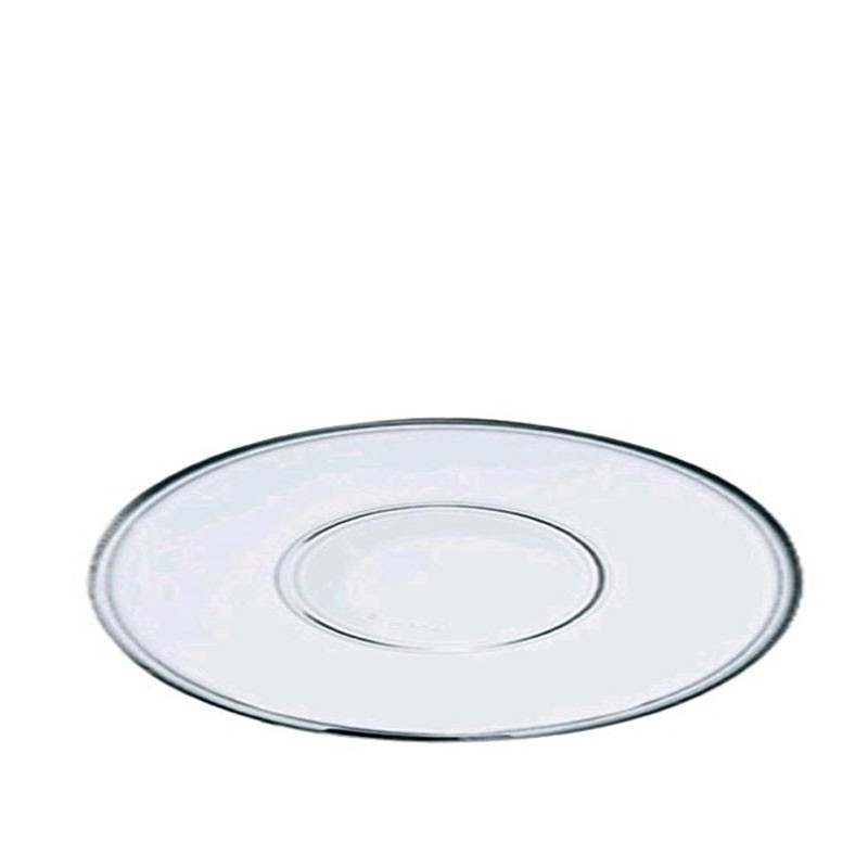GLASS plate 15 Ø [BORGONOVO] for Tea Cup / Latte Glass