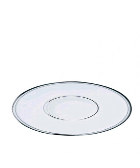 GLASS plate 15 Ø [BORGONOVO] for Tea Cup / Latte Glass