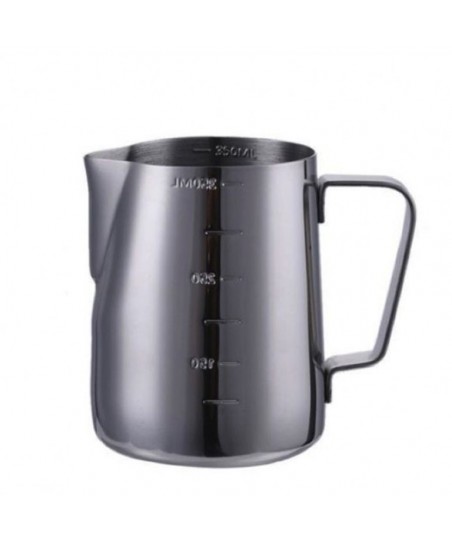 GREY 600ml Milk Jug with SCALE [BARISTA LINE] Pitcher