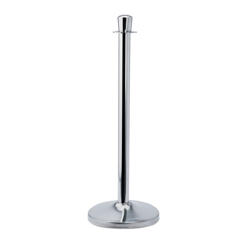 Metal Crowd Control Post with Cylindrical Top 95 cm – Space Divider