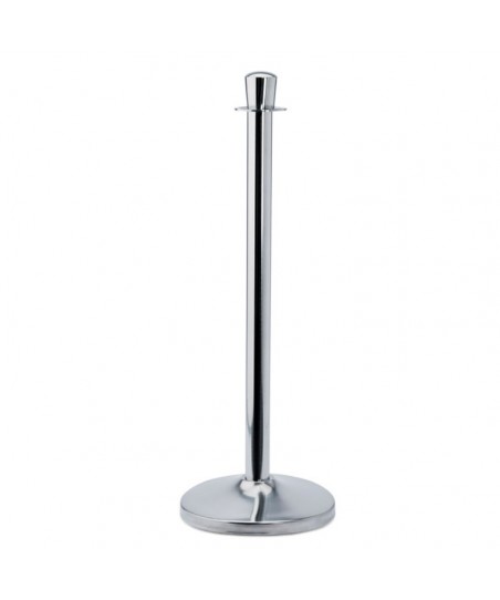 Metal Crowd Control Post with Cylindrical Top 95 cm – Space Divider