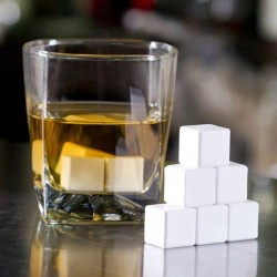 Cubos Enfriadores de Whisky de CERÁMICA [GHIDINI] Set 6 uds – Whisky Rocks