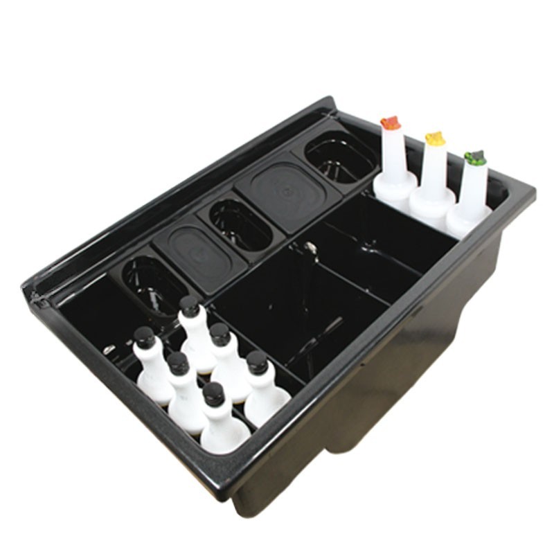 INSULATED Bar Station [THE BARS] Food Grade black POLYCARBONATE