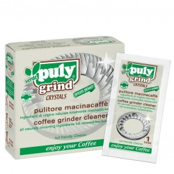 Detergente [PULY] GRIND CRYSTALS Monodosis 10 *15g, para Limpieza Molinillos de Café