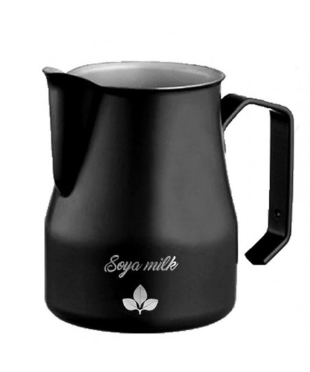 BLACK 500ml "SOYA MILK" Milk Jug [MOTTA] Barista Pitcher