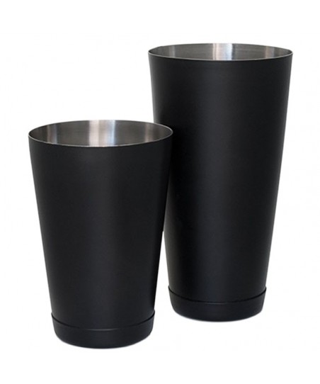 Set of KORIKO® TIN +TIN MATTE BLACK Boston Shaker [Cocktail KINGDOM] Weighted