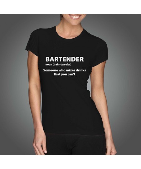 T-Shirt - BARTENDER Design (Female)