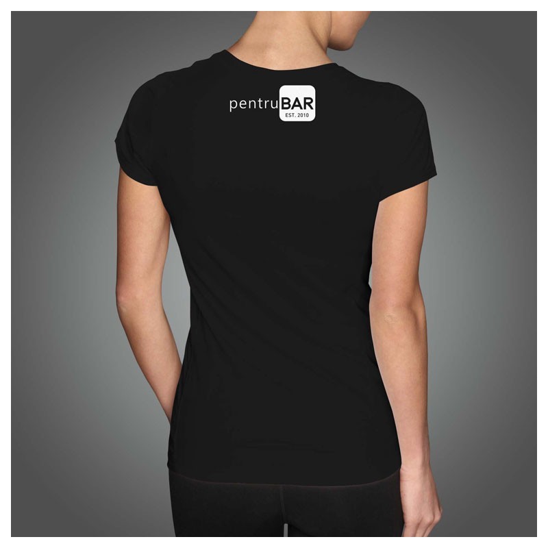 T-Shirt - BARTENDER Design (Female) logo pentruBAR