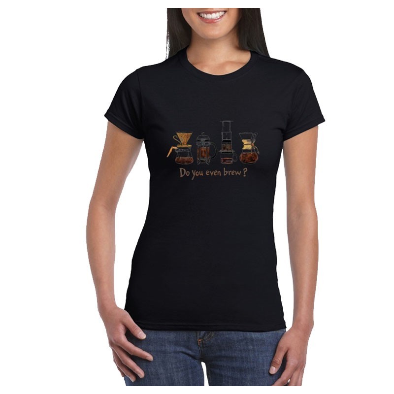 T-Shirt - "Do You Even Brew?" Design Barista (Female)