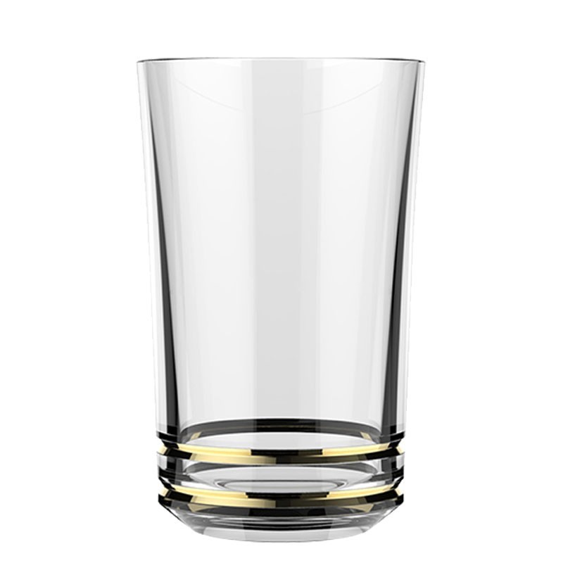 Vaso AETHER con ANILLOS DORADOS Highball [LIBBEY] 410ml