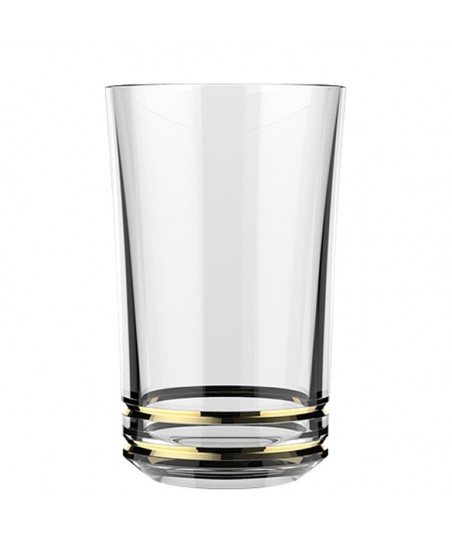 Vaso AETHER con ANILLOS DORADOS Highball [LIBBEY] 410ml