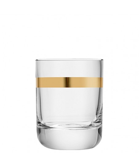 Vaso ENVY con ANILLO DORADO Rocks [LIBBEY] 325ml