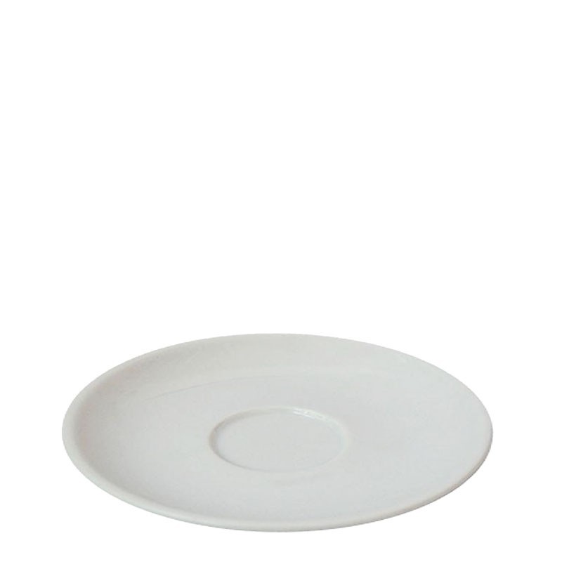 WHITE Saucer for ESPRESSO Cup [BARISTA LINE] Porcelain