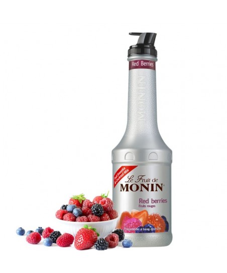 Puré FRUTAS del BOSQUE / RED BERRIES - Pulpa frutas MONIN, 1L