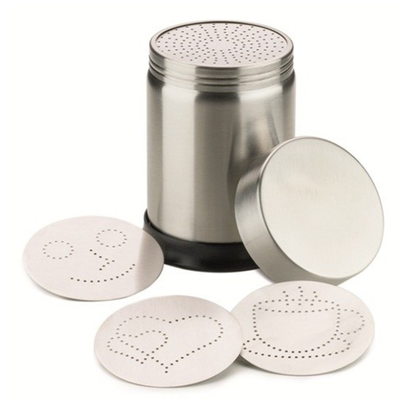 Dispensador DeLUXE para Cacao y Canela [MOTTA] con 4 Plantillas