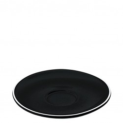 Saucer for ESPRESSO cup [BARISTA LINE] BLACK Porcelain