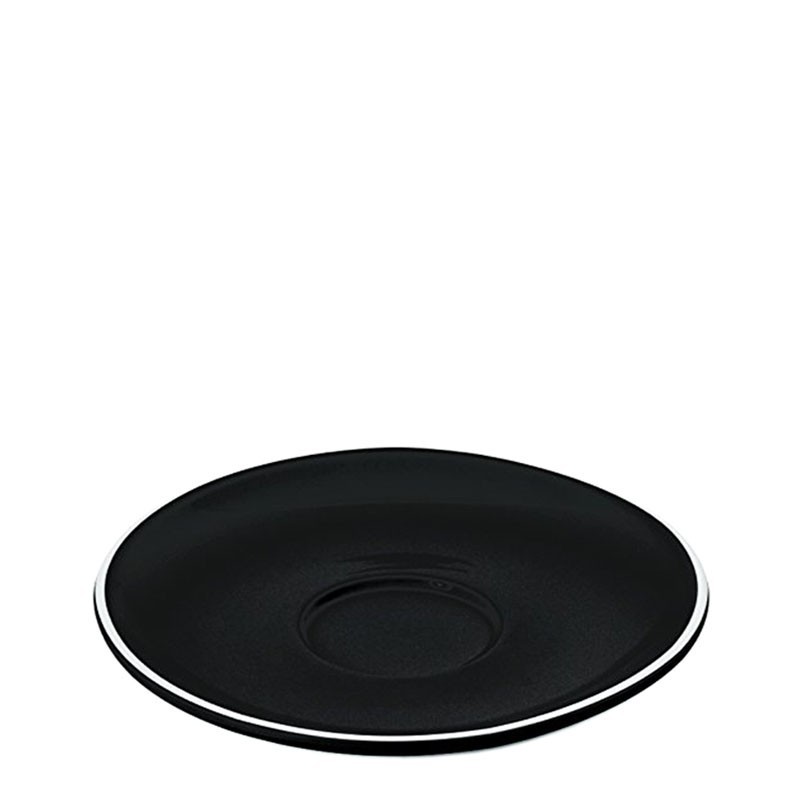 BLACK Saucer for ESPRESSO Cup [BARISTA LINE] Porcelain