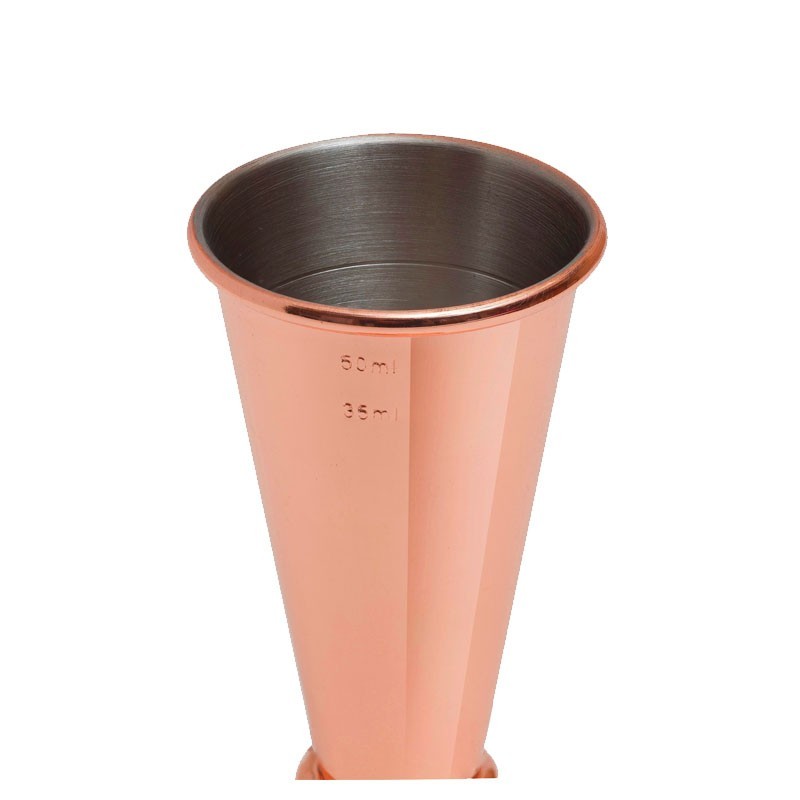 Jigger GINZA 25 /50 ml, Copper (MEZCLAR)
