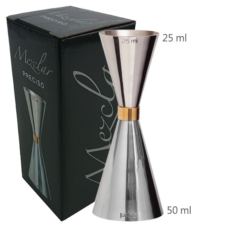 Jigger Mr SLIM 25 /50 ml (REPLICA) [MEZCLAR] Japanese Style Measure