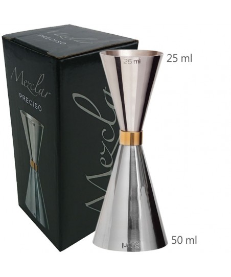 Jigger Mr SLIM 25 /50 ml (REPLICA) [MEZCLAR] Medidor de Estilo Japonés