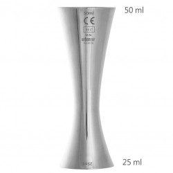Jigger AERO 25 /50ml CE Marked [UrbanBAR] Volume Measure, Metal