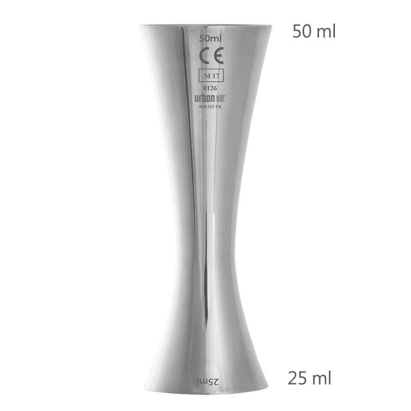 Medidor de Coctelería AERO 25 / 50ml con Marcado CE [UrbanBAR] Jigger