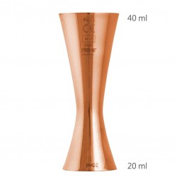 CE Marked AERO Jigger 20/40ml COPPER Plated [UrbanBAR] Professional Bar Measure