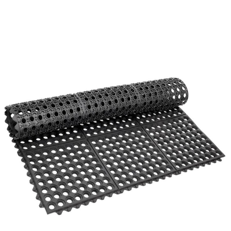 INTERCONNECTABLE Floor Mat 91,5 *91,5cm - Anti-Slip Rubber