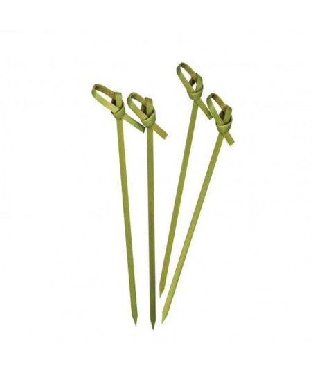 Palillos de BAMBÚ tipo ESPADA (¡Juego de 100 pzas!) Decoración Cóctel / Fingerfood