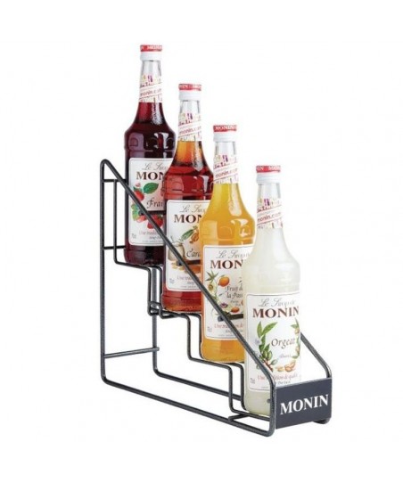 Flavor Station (4 Bottles) Bottle Holder Display [MONIN] Metal
