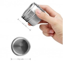 Metal SPICE Storage Jar with Magnetic Base