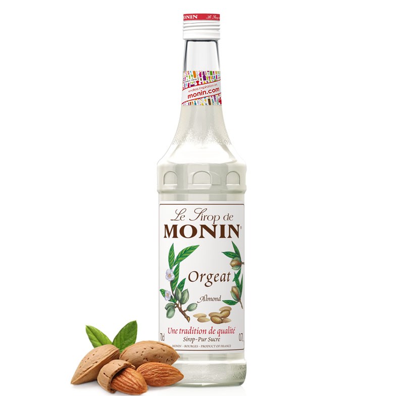 MONIN Almond Syrup 700ml | Professional Almond Syrup for Coffee & Cocktails