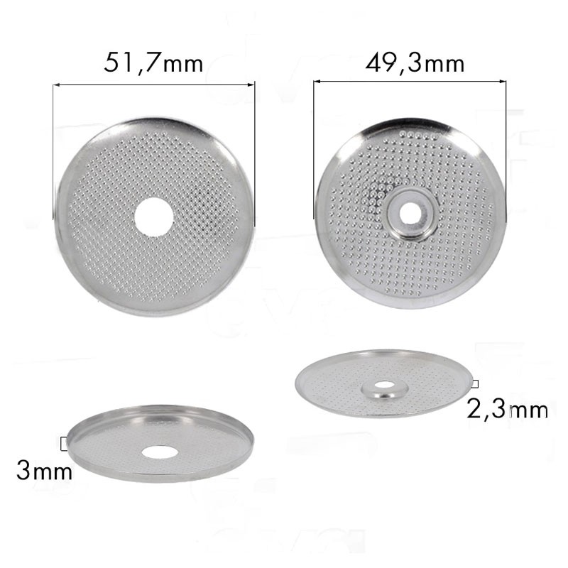 DOUBLE Shower Screen 49 & 52 Ø [La Spaziale] for Espresso Machine Group