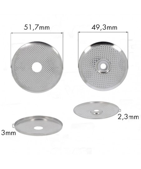 DOUBLE Shower Screen 49 & 52 Ø [La Spaziale] for Espresso Machine Group