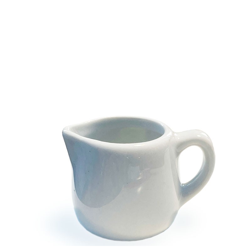 Milk Jug / Creamer 30ml [BARISTA LINE] WHITE Porcelain