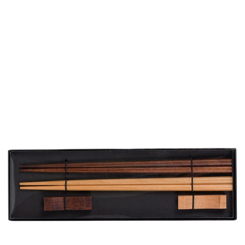 Gift SET - 2 Pairs Asian Bamboo Chopsticks