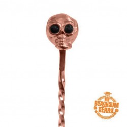 BarSpoon TIKI 33cm COPPER plated with SKULL [Cocktail KINGDOM]