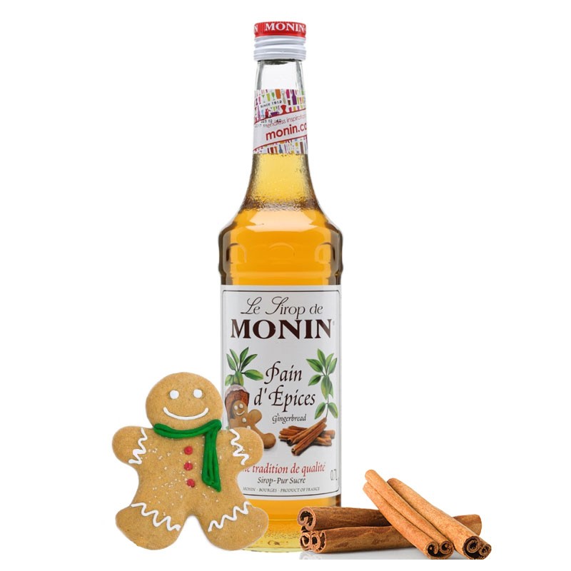 Sirope GINGERBREAD / PAN de JENGIBRE [MONIN] 0,7L