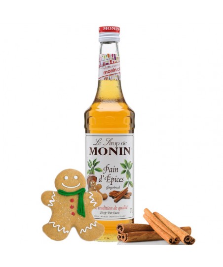 Sirope GINGERBREAD / PAN de JENGIBRE [MONIN] 0,7L