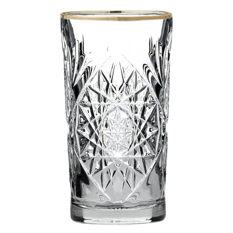 HOBSTAR "GOLD RIM" Cooler glass [LIBBEY] 470ml