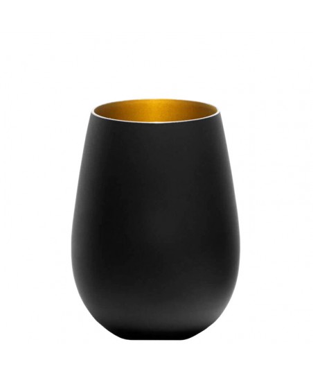 ELEMENTS Black & Gold Tumbler (Crystal) glass [STÖLZLE] 465ml