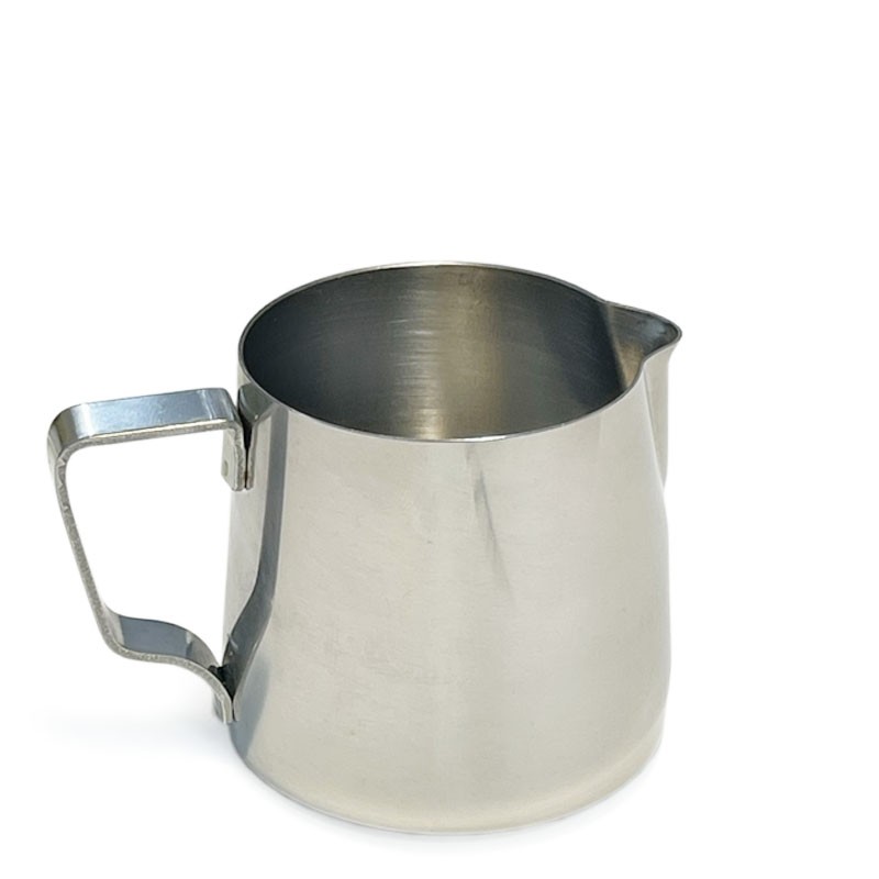 Jarra para hacer espuma de metal Taza de espuma para café de acero inoxidable taza para hacer espuma bebidas para vino 600ml vertedor para leche 