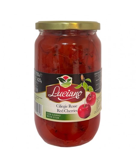Cerezas para Cóctel [LUCIANO] MARASCHINO, con Tallos