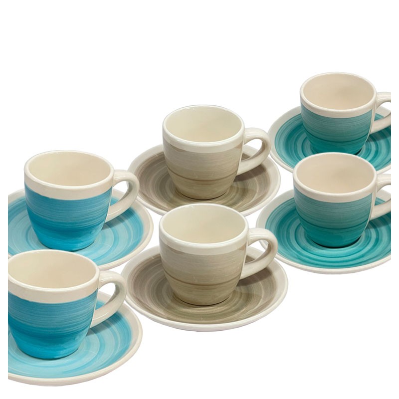 ESPRESSO Set - ALMEIDA [TOGNANA] MULTICOLOR Ceramic, 100ml