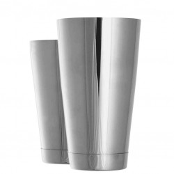 GINZA TIN + TIN Boston Shaker [UrbanBAR] – Weighted Stainless Steel Set