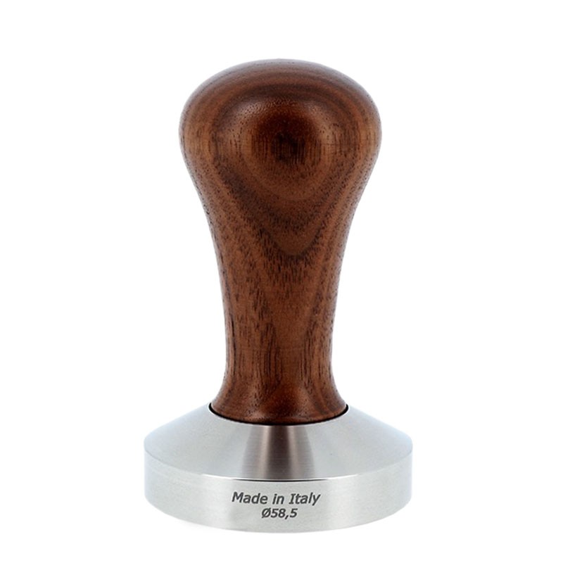 Coffee Tamper Ø 58,5 COMPETITION [MOTTA] with ITALIAN WALNUT Handle