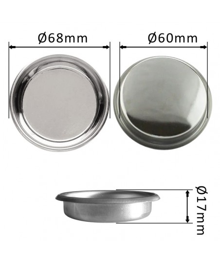 BLIND Filter 58 Ø for Espresso Machine Cleaning